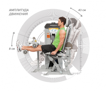 Сгибание ног сидя HOIST ROC-IT RS-1402 Leg Curl RS-1402